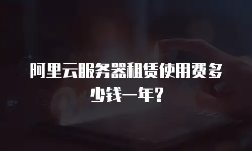 阿里云服务器租赁使用费多少钱一年？