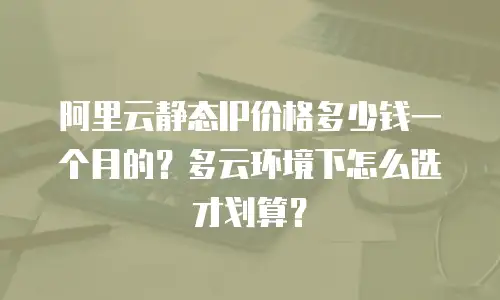 阿里云静态IP价格多少钱一个月的？多云环境下怎么选才划算？