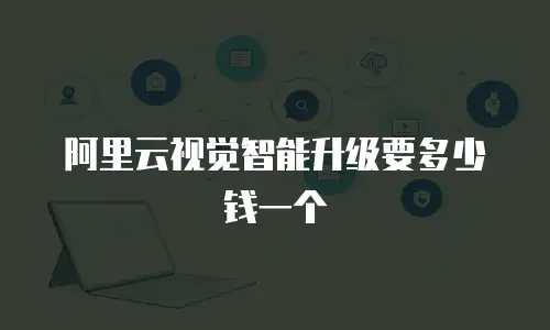 阿里云视觉智能升级要多少钱一个