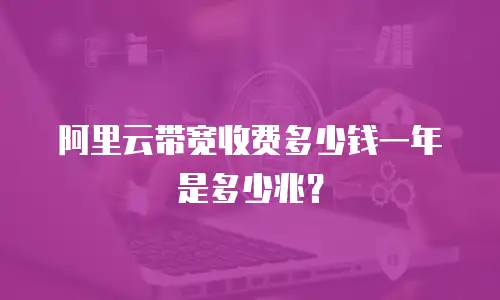 阿里云带宽收费多少钱一年是多少兆？
