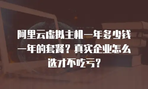 阿里云虚拟主机一年多少钱一年的套餐？真实企业怎么选才不吃亏？