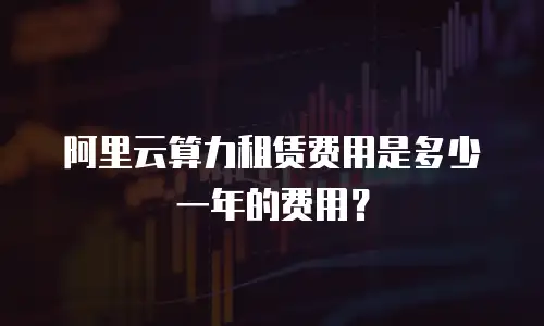 阿里云算力租赁费用是多少一年的费用？