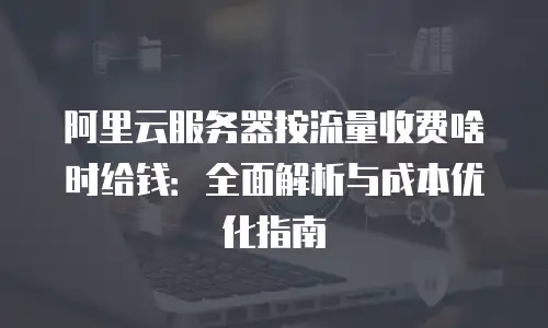 阿里云服务器按流量收费啥时给钱：全面解析与成本优化指南