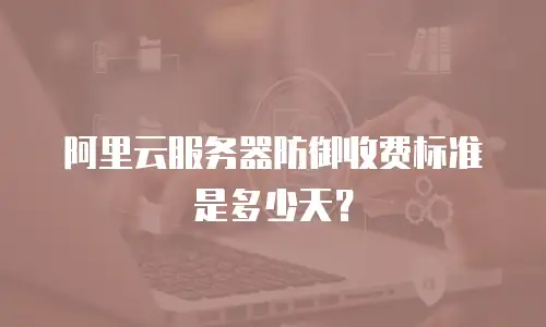 阿里云服务器防御收费标准是多少天？