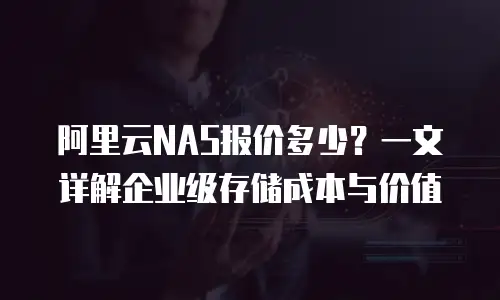 阿里云NAS报价多少？一文详解企业级存储成本与价值