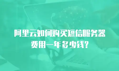 阿里云如何购买短信服务器费用一年多少钱？