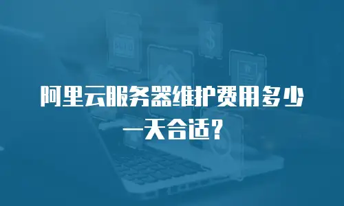 阿里云服务器维护费用多少一天合适？