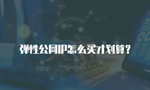 弹性公网IP怎么买才划算？