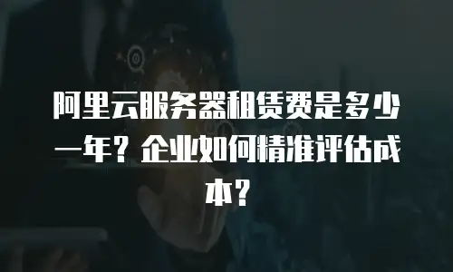 阿里云服务器租赁费是多少一年？企业如何精准评估成本？