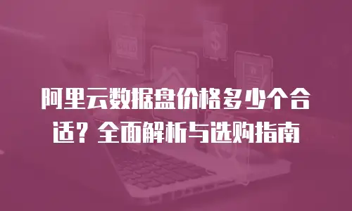阿里云数据盘价格多少个合适？全面解析与选购指南