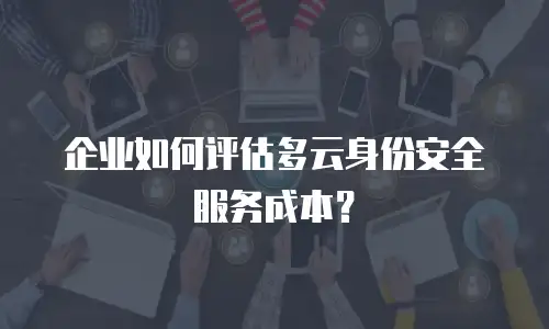 企业如何评估多云身份安全服务成本？