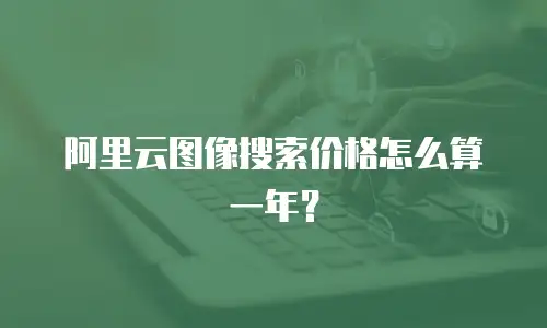 阿里云图像搜索价格怎么算一年？