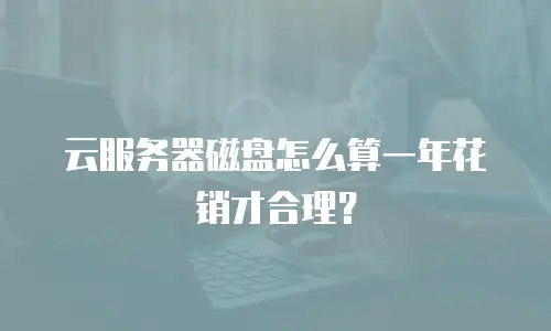 云服务器磁盘怎么算一年花销才合理？