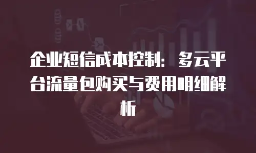 企业短信成本控制：多云平台流量包购买与费用明细解析