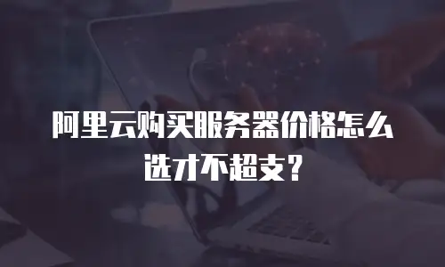 阿里云购买服务器价格怎么选才不超支？