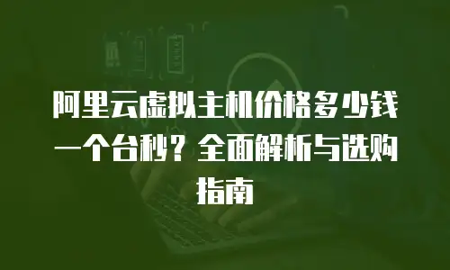 阿里云虚拟主机价格多少钱一个台秒？全面解析与选购指南