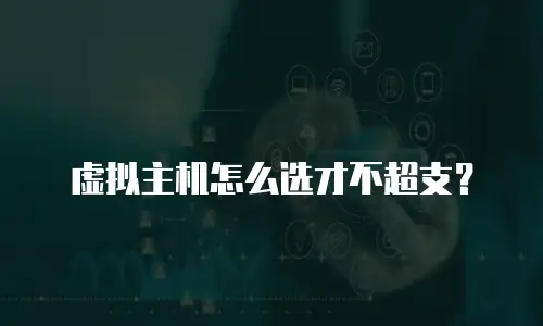 虚拟主机怎么选才不超支？