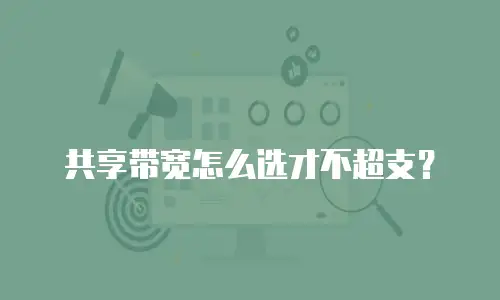 共享带宽怎么选才不超支？