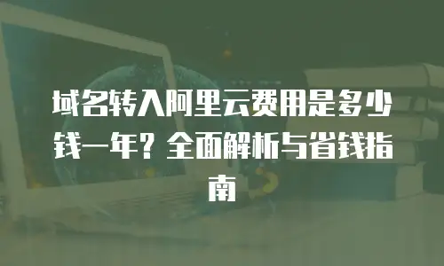 域名转入阿里云费用是多少钱一年？全面解析与省钱指南