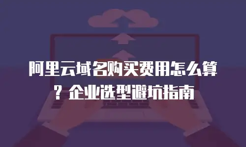 阿里云域名购买费用怎么算？企业选型避坑指南