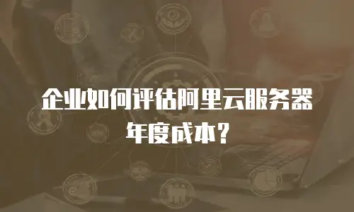企业如何评估阿里云服务器年度成本？