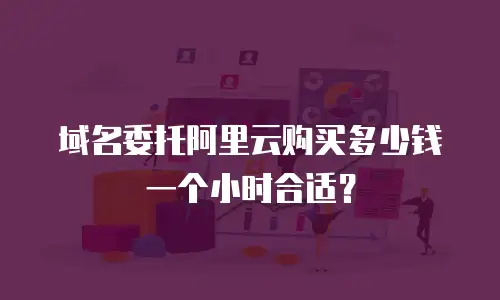 域名委托阿里云购买多少钱一个小时合适？