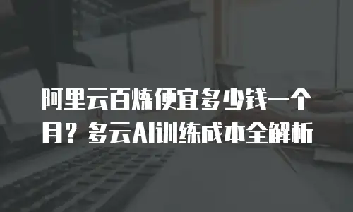 阿里云百炼便宜多少钱一个月？多云AI训练成本全解析
