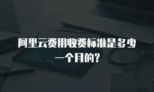 阿里云费用收费标准是多少一个月的？