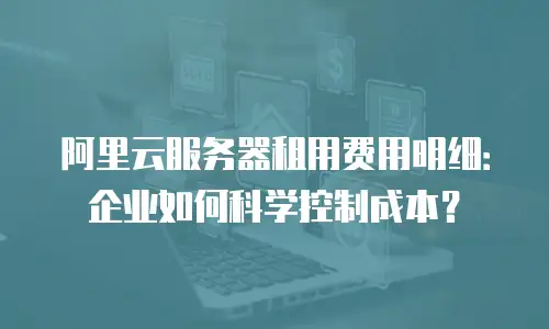 阿里云服务器租用费用明细：企业如何科学控制成本？
