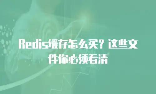 Redis缓存怎么买？这些文件你必须看清