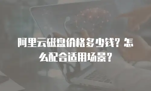 阿里云磁盘价格多少钱？怎么配合适用场景？