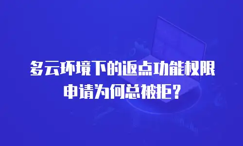 多云环境下的返点功能权限申请为何总被拒？