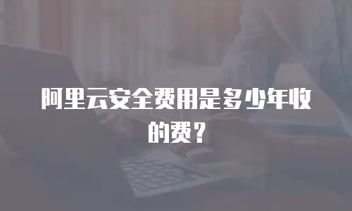 阿里云安全费用是多少年收的费？