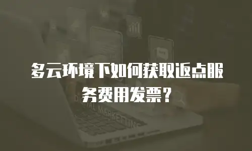 多云环境下如何获取返点服务费用发票？