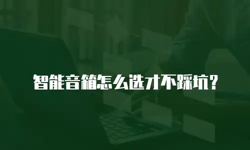 智能音箱怎么选才不踩坑？