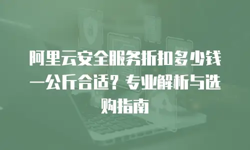 阿里云安全服务折扣多少钱一公斤合适？专业解析与选购指南