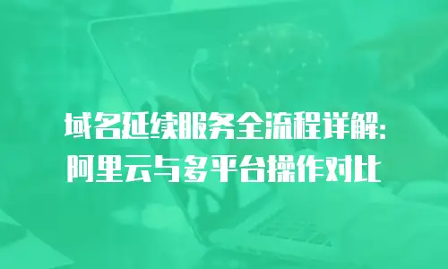 域名延续服务全流程详解：阿里云与多平台操作对比
