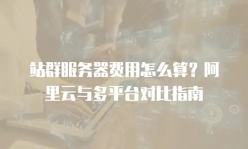 站群服务器费用怎么算？阿里云与多平台对比指南