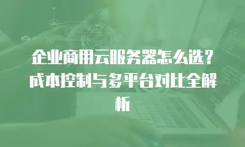 企业商用云服务器怎么选？成本控制与多平台对比全解析