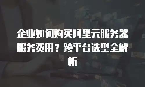 企业如何购买阿里云服务器服务费用？跨平台选型全解析