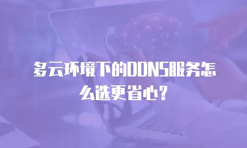 多云环境下的DDNS服务怎么选更省心？
