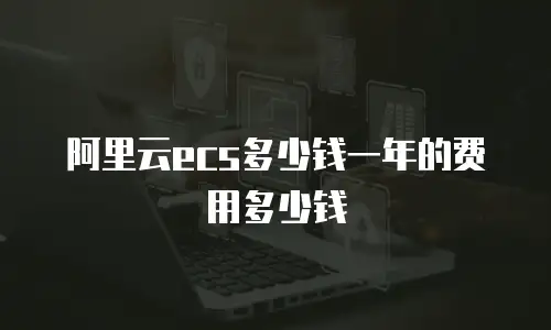 阿里云ecs多少钱一年的费用多少钱