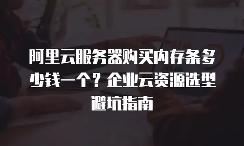 阿里云服务器购买内存条多少钱一个？企业云资源选型避坑指南
