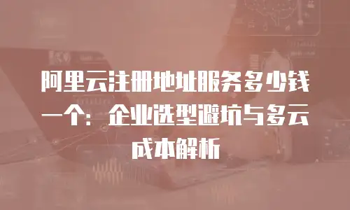 阿里云注册地址服务多少钱一个：企业选型避坑与多云成本解析