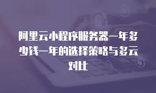 阿里云小程序服务器一年多少钱一年的选择策略与多云对比