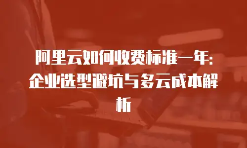 阿里云如何收费标准一年：企业选型避坑与多云成本解析