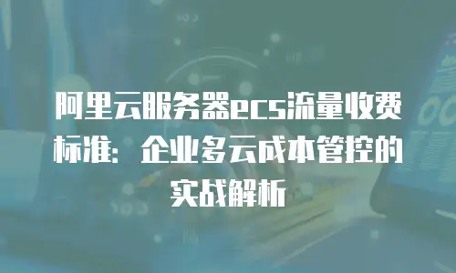 阿里云服务器ecs流量收费标准：企业多云成本管控的实战解析