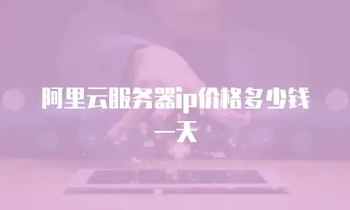 阿里云服务器ip价格多少钱一天
