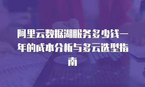 阿里云数据湖服务多少钱一年的成本分析与多云选型指南