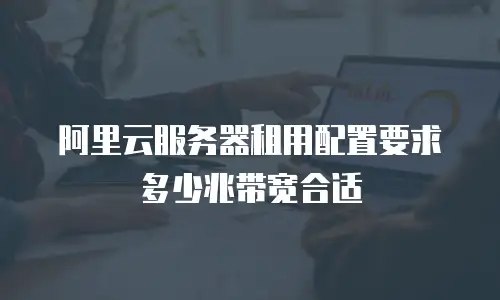 阿里云服务器租用配置要求多少兆带宽合适